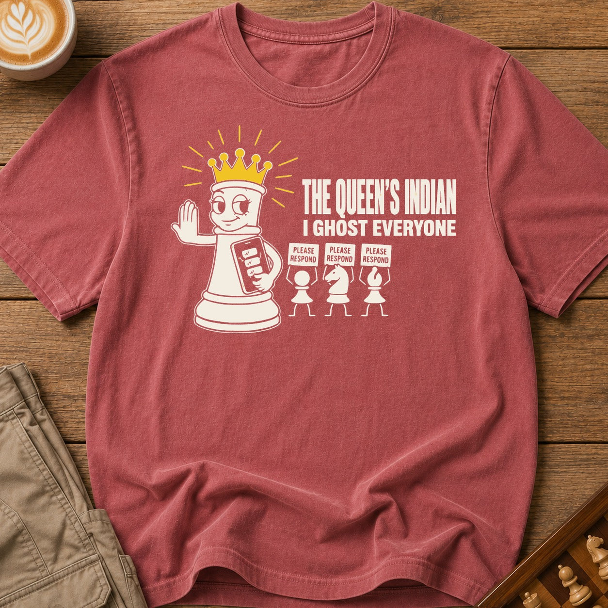 The Queen's Indian I Ghost Everyone T-Shirt