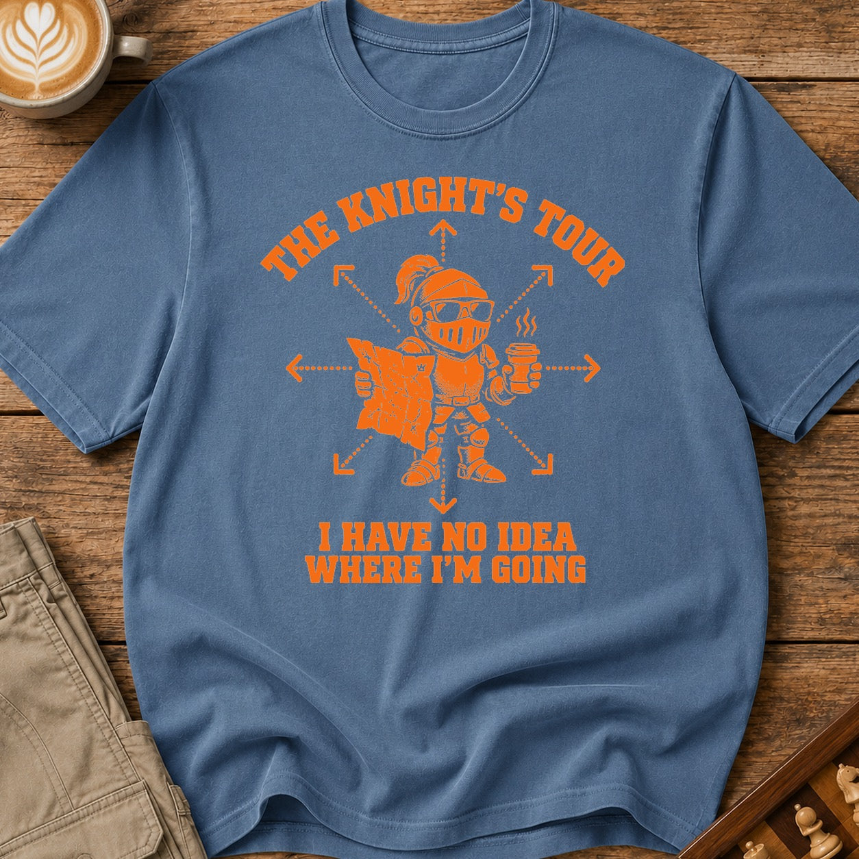 The Knight's Tour I Have No Idea Where I'm Going T-Shirt