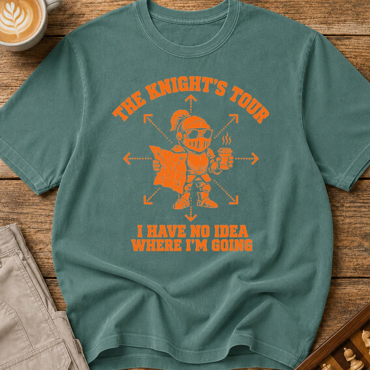 The Knight's Tour I Have No Idea Where I'm Going T-Shirt
