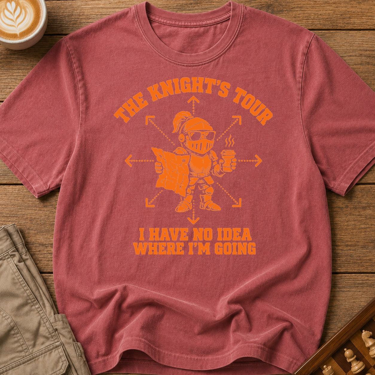 The Knight's Tour I Have No Idea Where I'm Going T-Shirt