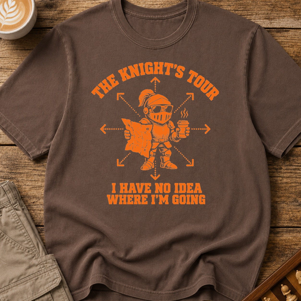 The Knight's Tour I Have No Idea Where I'm Going T-Shirt