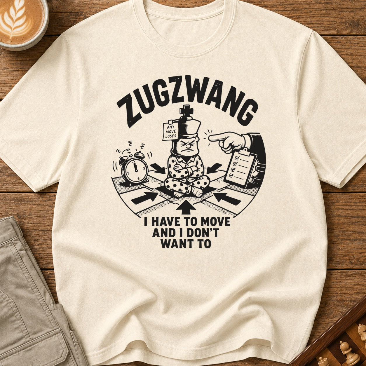 Zugzwang I Have To Move And I Don't Want To T-Shirt