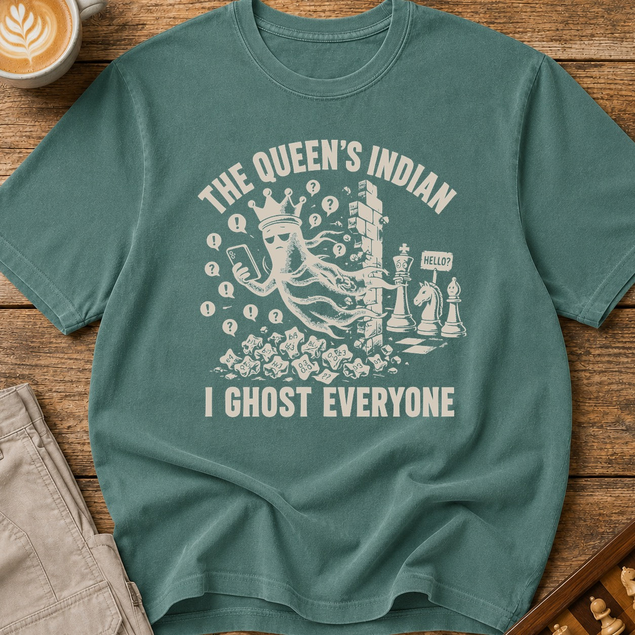 The Queen's Indian I Ghost Everyone II T-Shirt