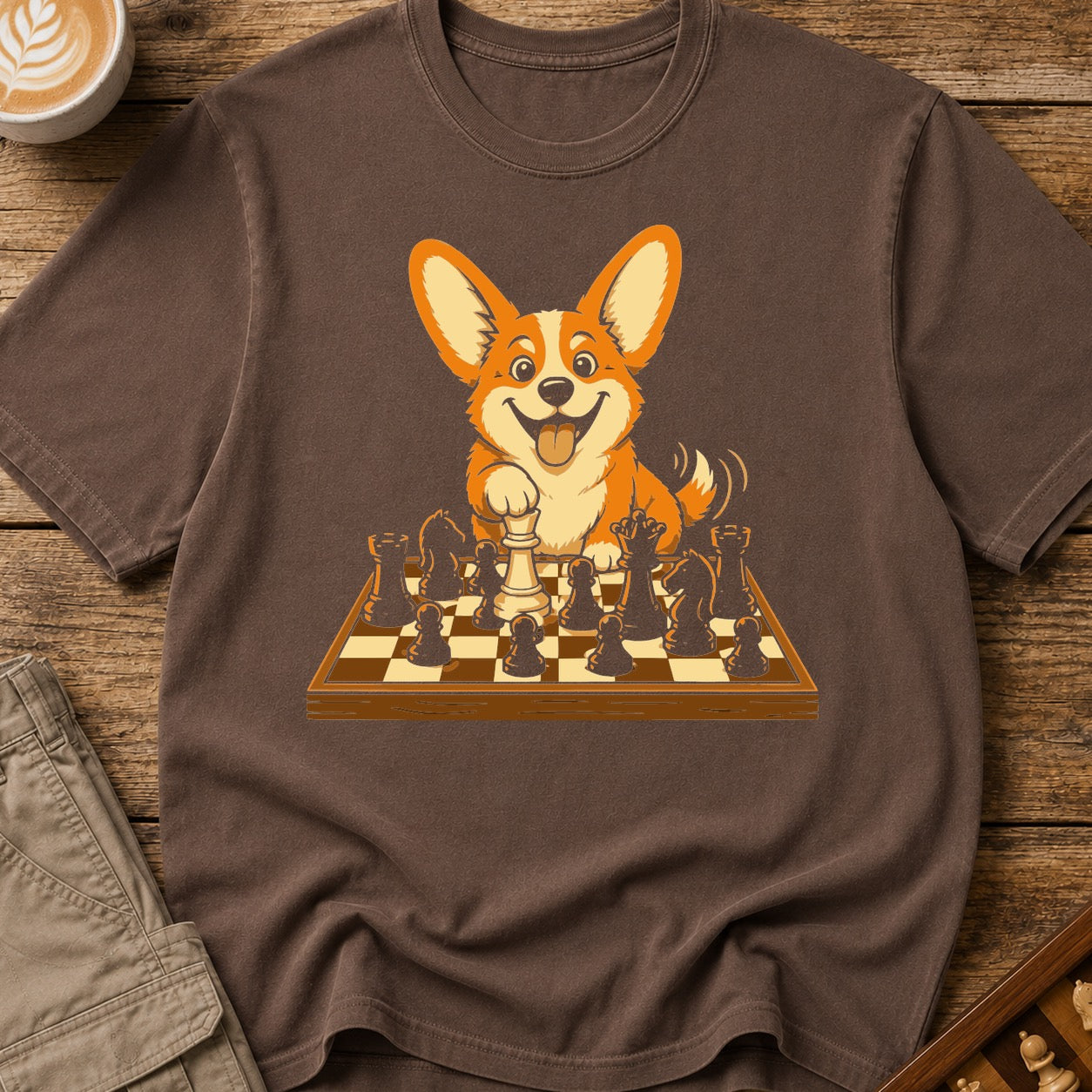 Caped Crusader Corgi T-Shirt