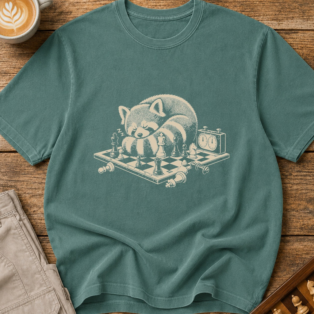 Raccoon At The Board T-Shirt