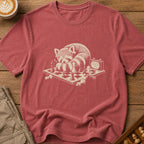 Raccoon At The Board T-Shirt