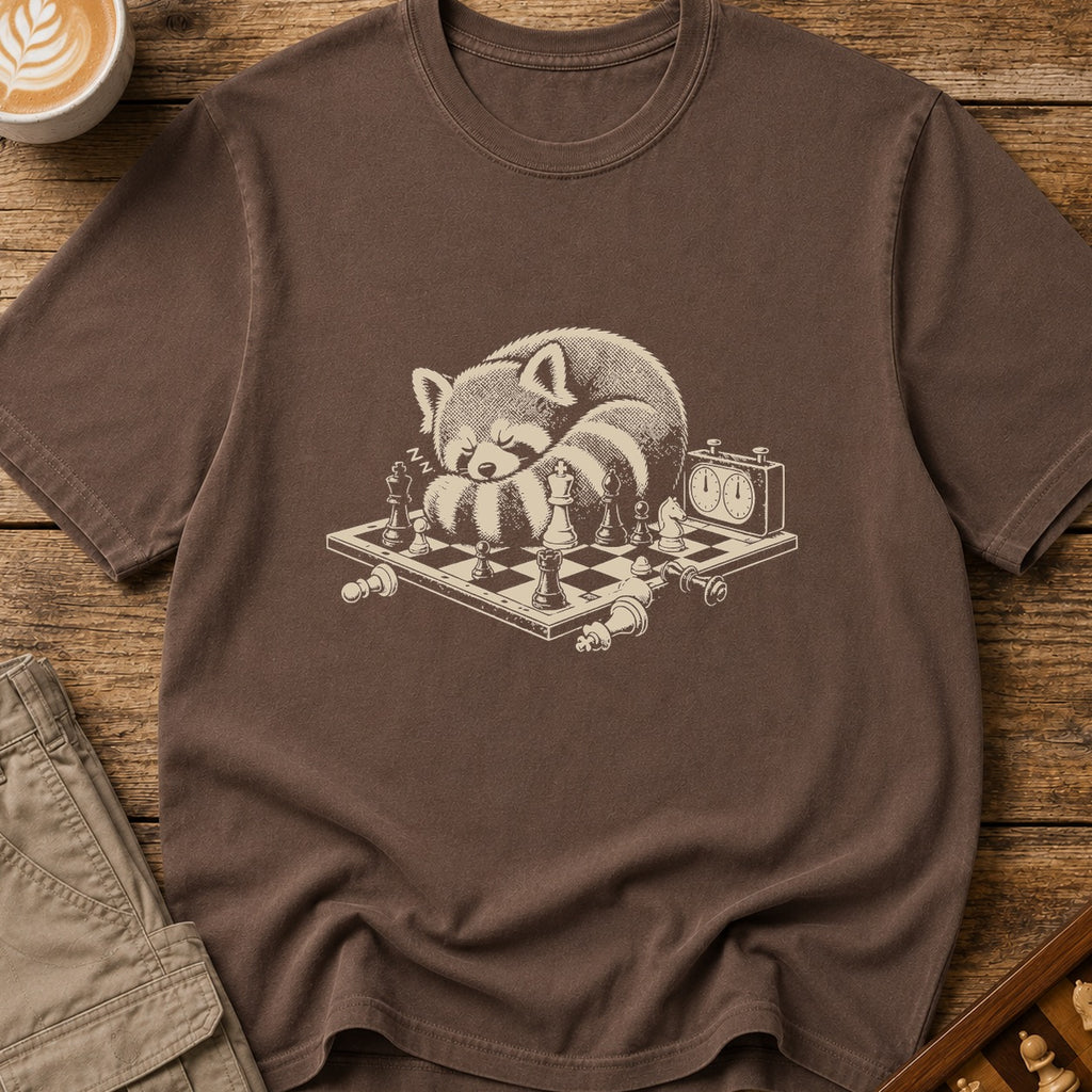 Raccoon At The Board T-Shirt