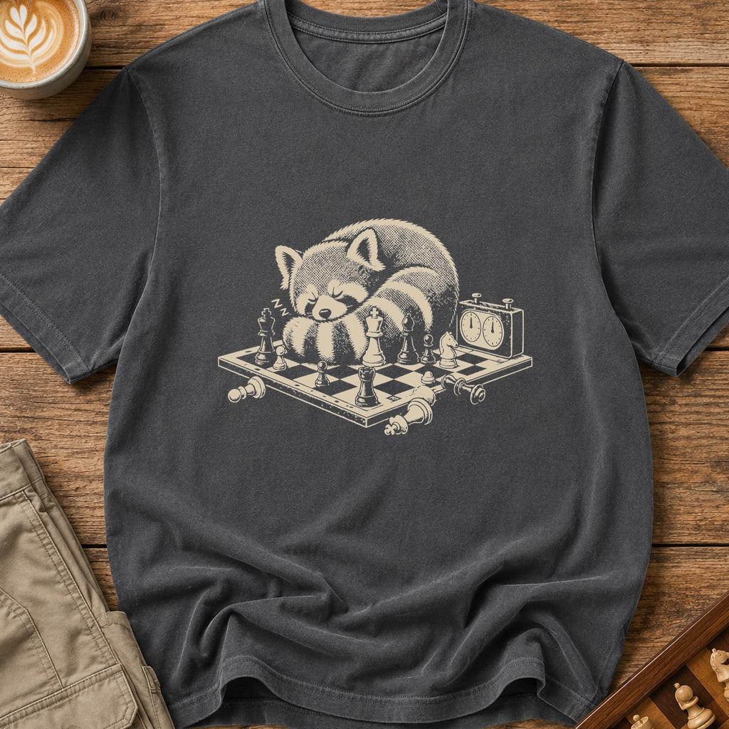 Raccoon At The Board T-Shirt