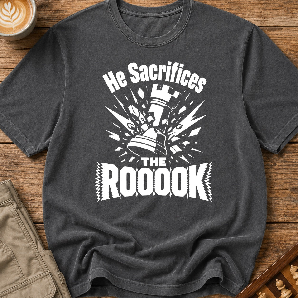 He Sacrifices The Roooook T-Shirt