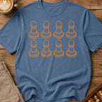 Pawns Orange Minimal T-Shirt