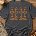 Pawns Orange Minimal T-Shirt