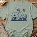 Knight Navy Outline T-Shirt