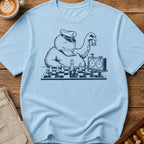 Knight Navy Outline T-Shirt