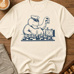 Knight Navy Outline T-Shirt