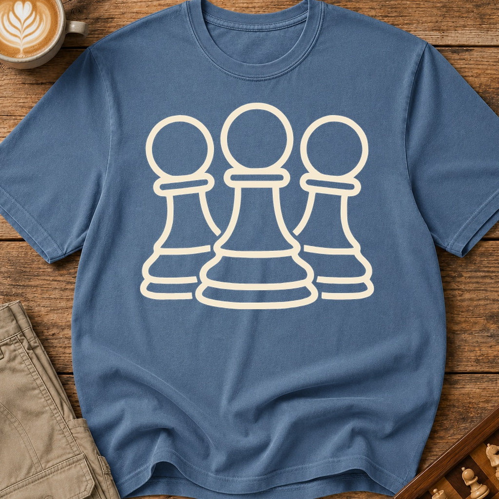 Pawn Trio Outline T-Shirt