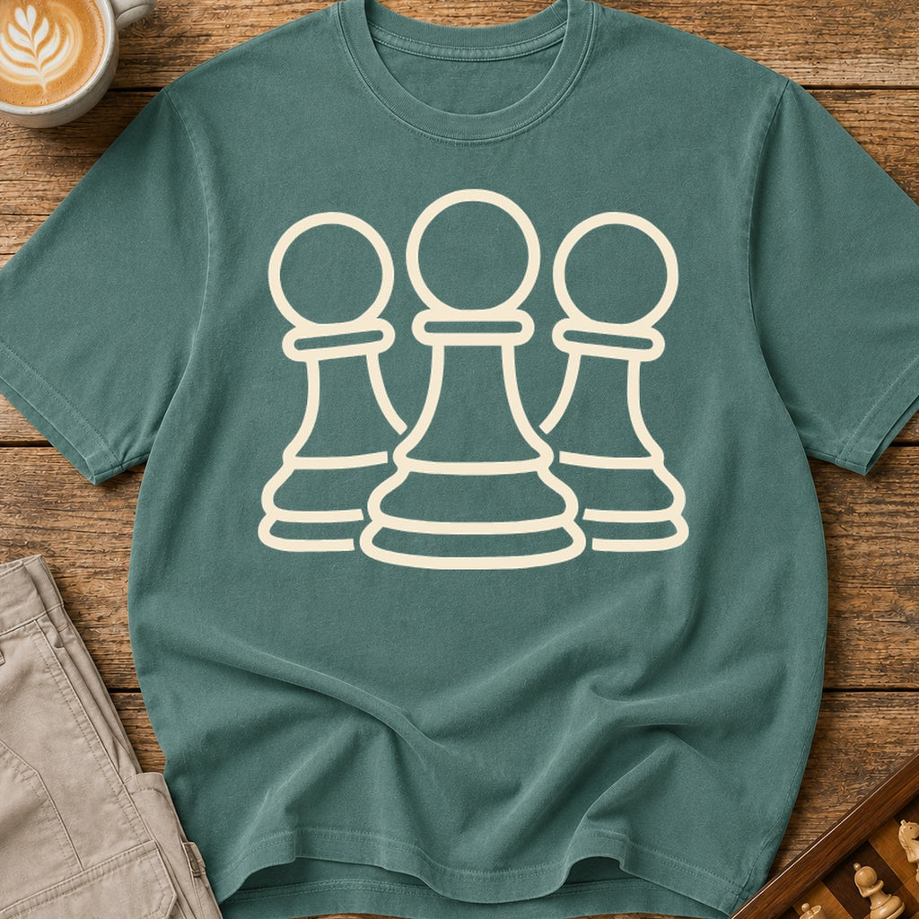 Pawn Trio Outline T-Shirt