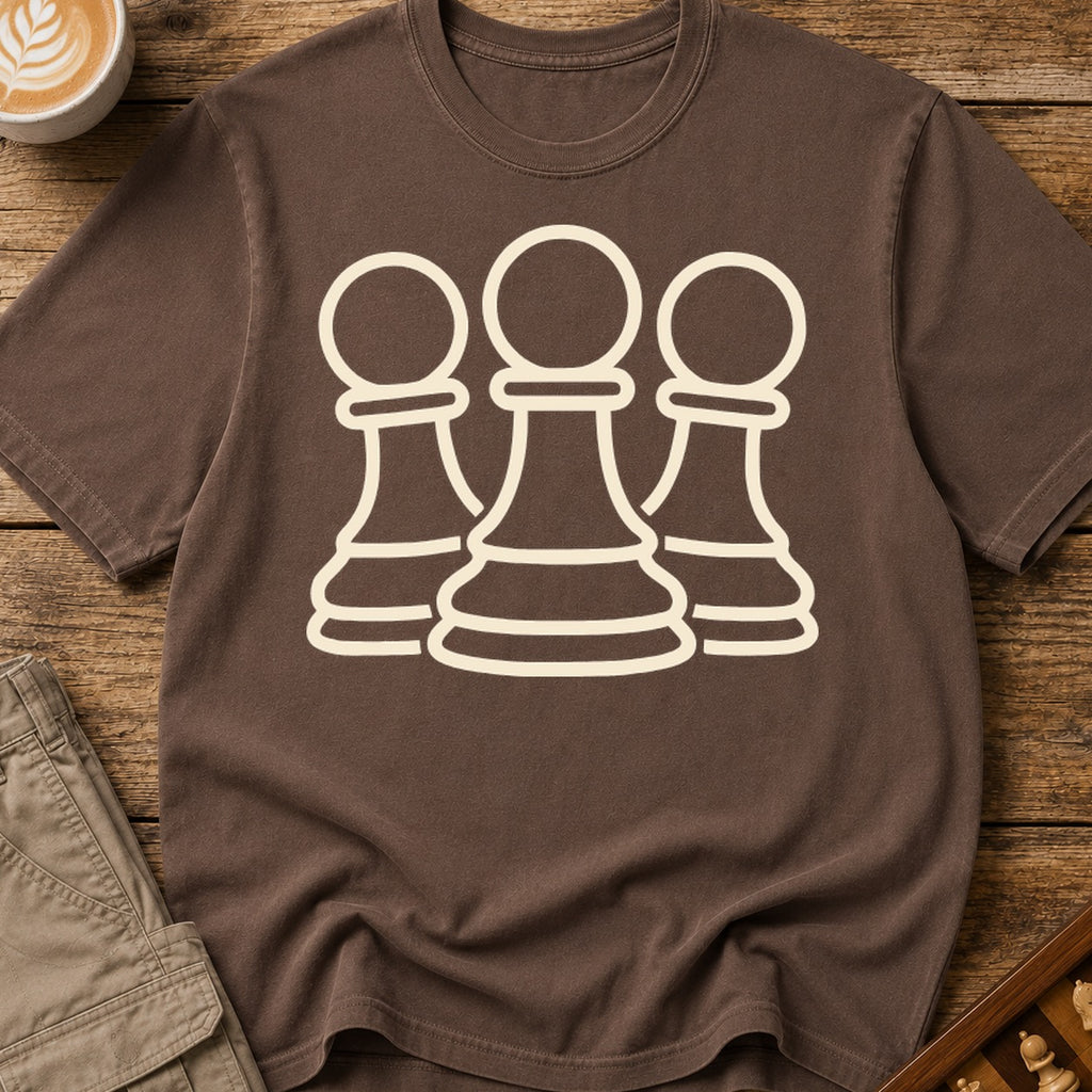 Pawn Trio Outline T-Shirt