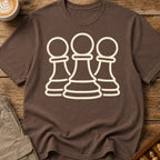 Pawn Trio Outline T-Shirt