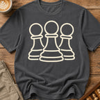 Pawn Trio Outline T-Shirt