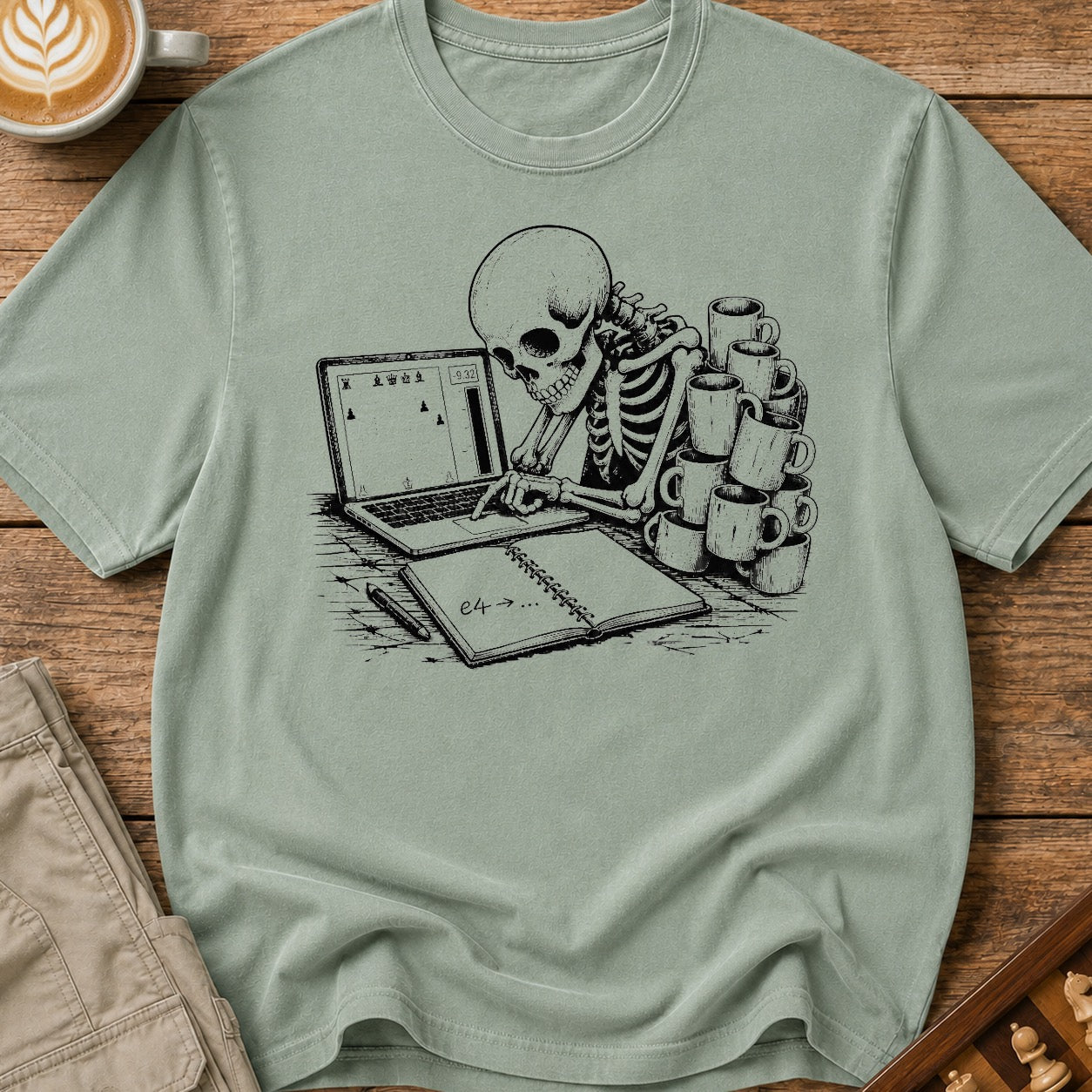 Caffeine And Checkmate T-Shirt