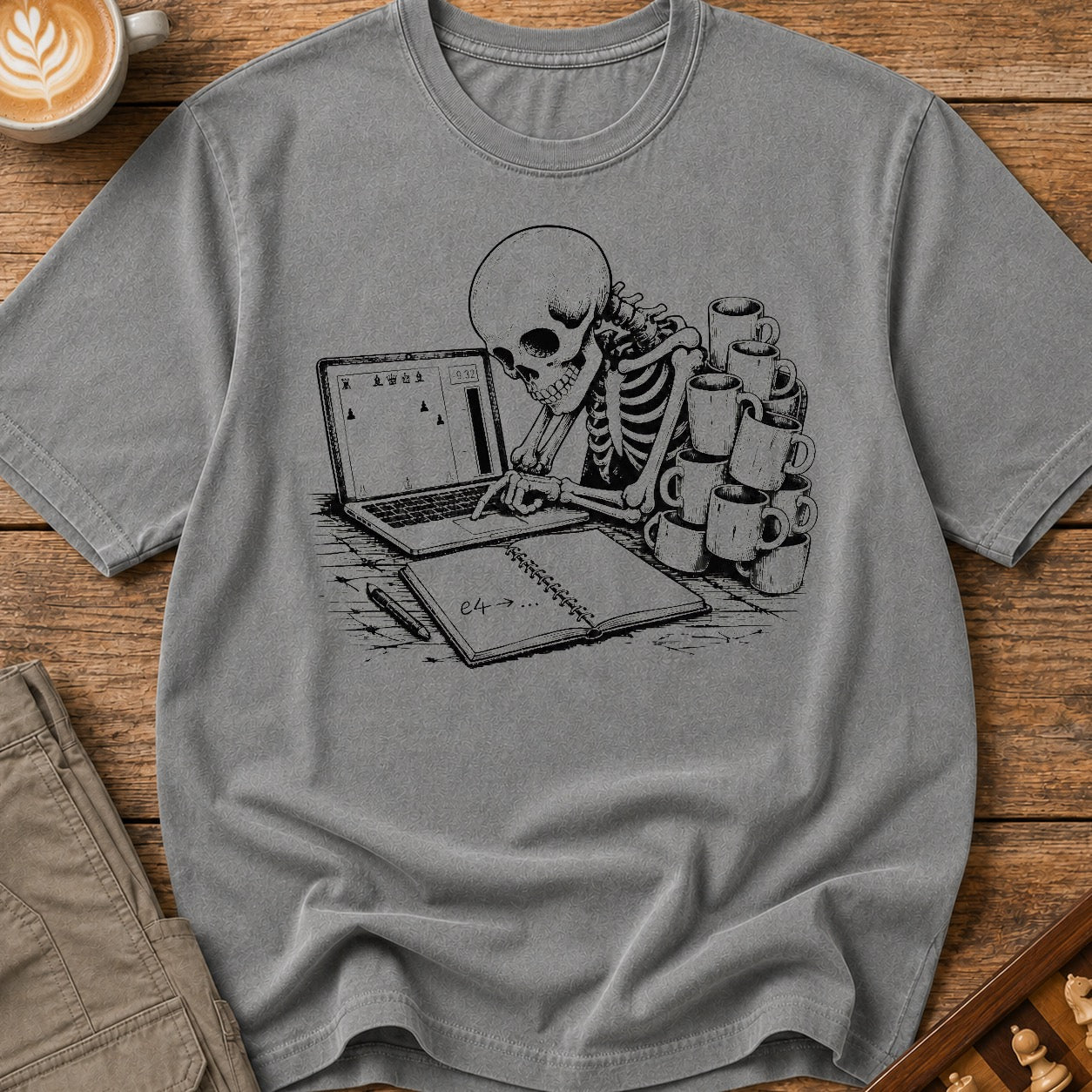 Caffeine And Checkmate T-Shirt