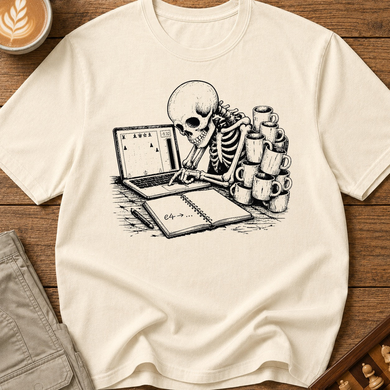 Caffeine And Checkmate T-Shirt