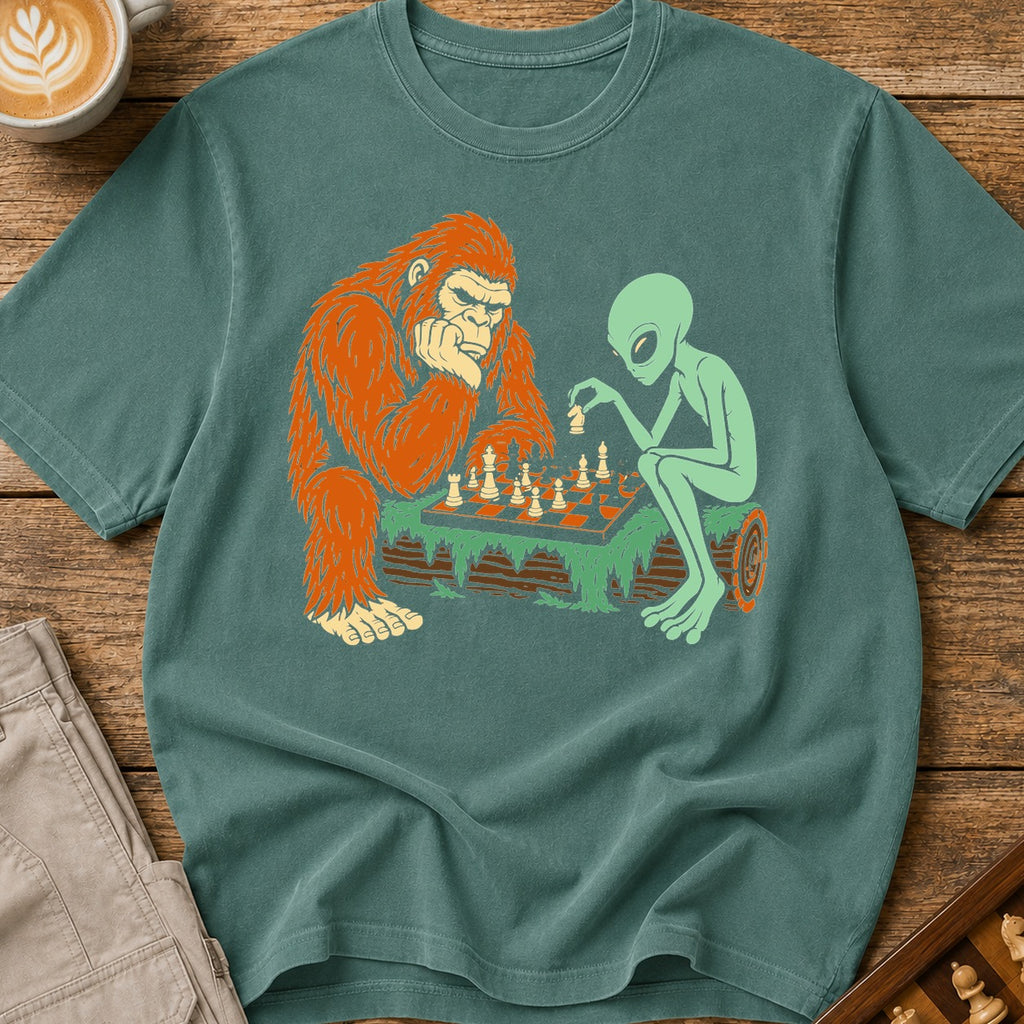 Bigfoot vs Alien T-Shirt