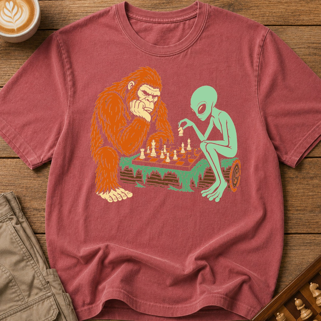 Bigfoot vs Alien T-Shirt