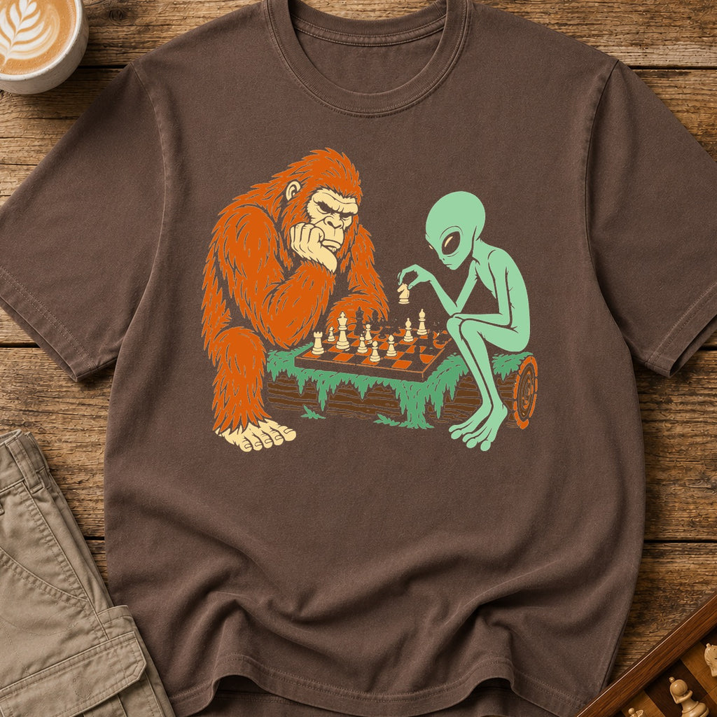 Bigfoot vs Alien T-Shirt