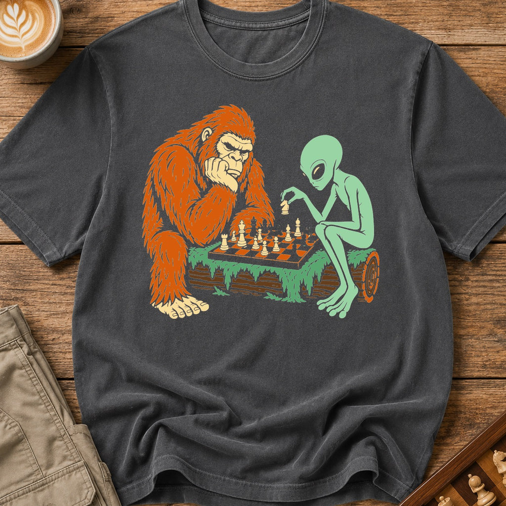 Bigfoot vs Alien T-Shirt