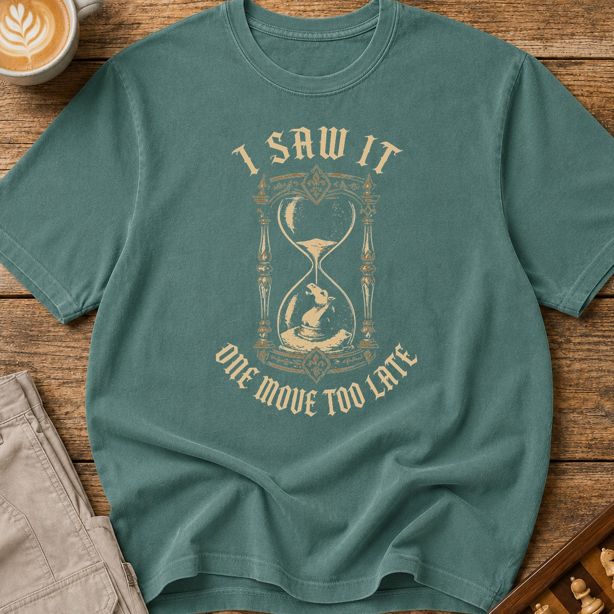 One Move Too Late Hourglass T-Shirt