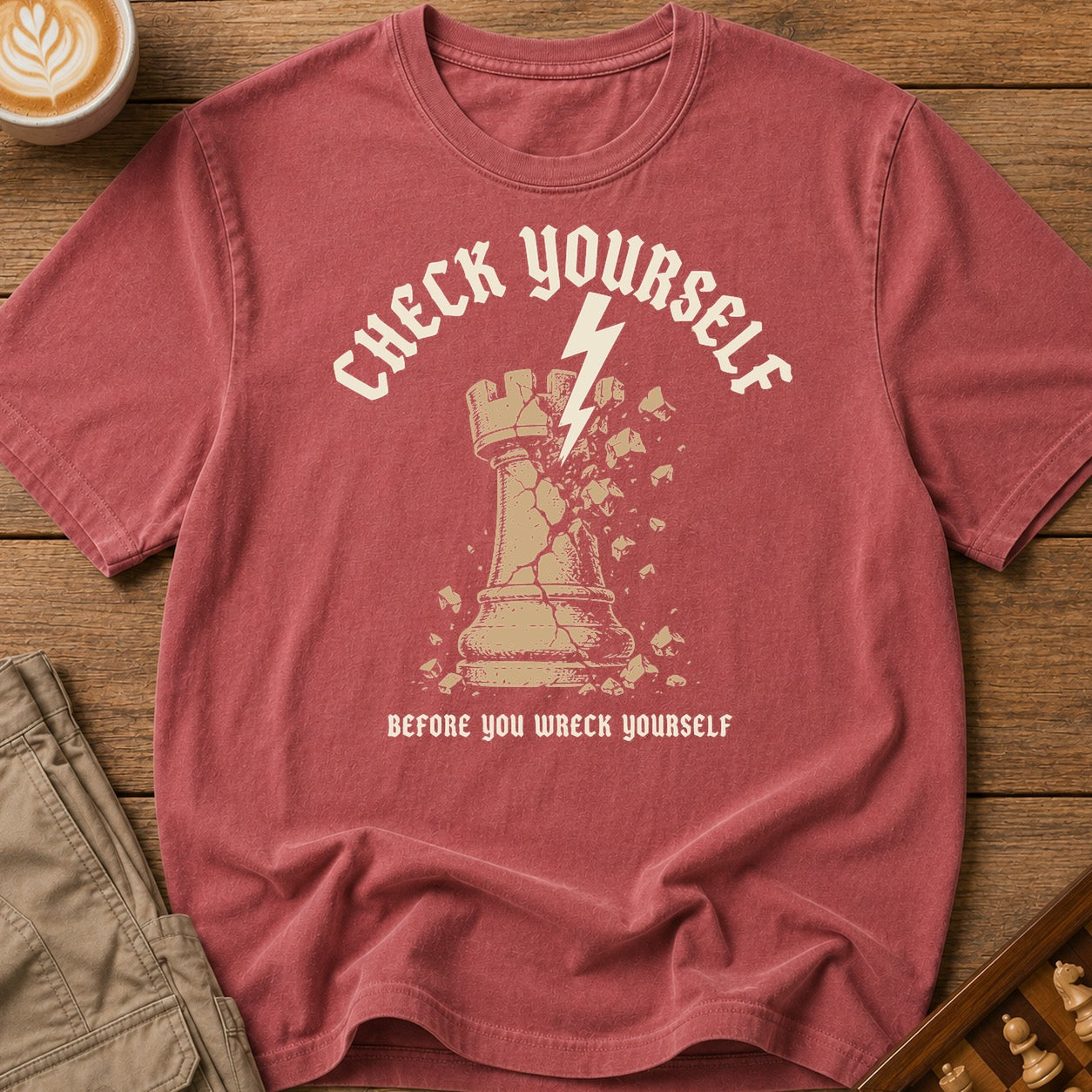Check Yourself Before You Wreck Yourself T-Shirt