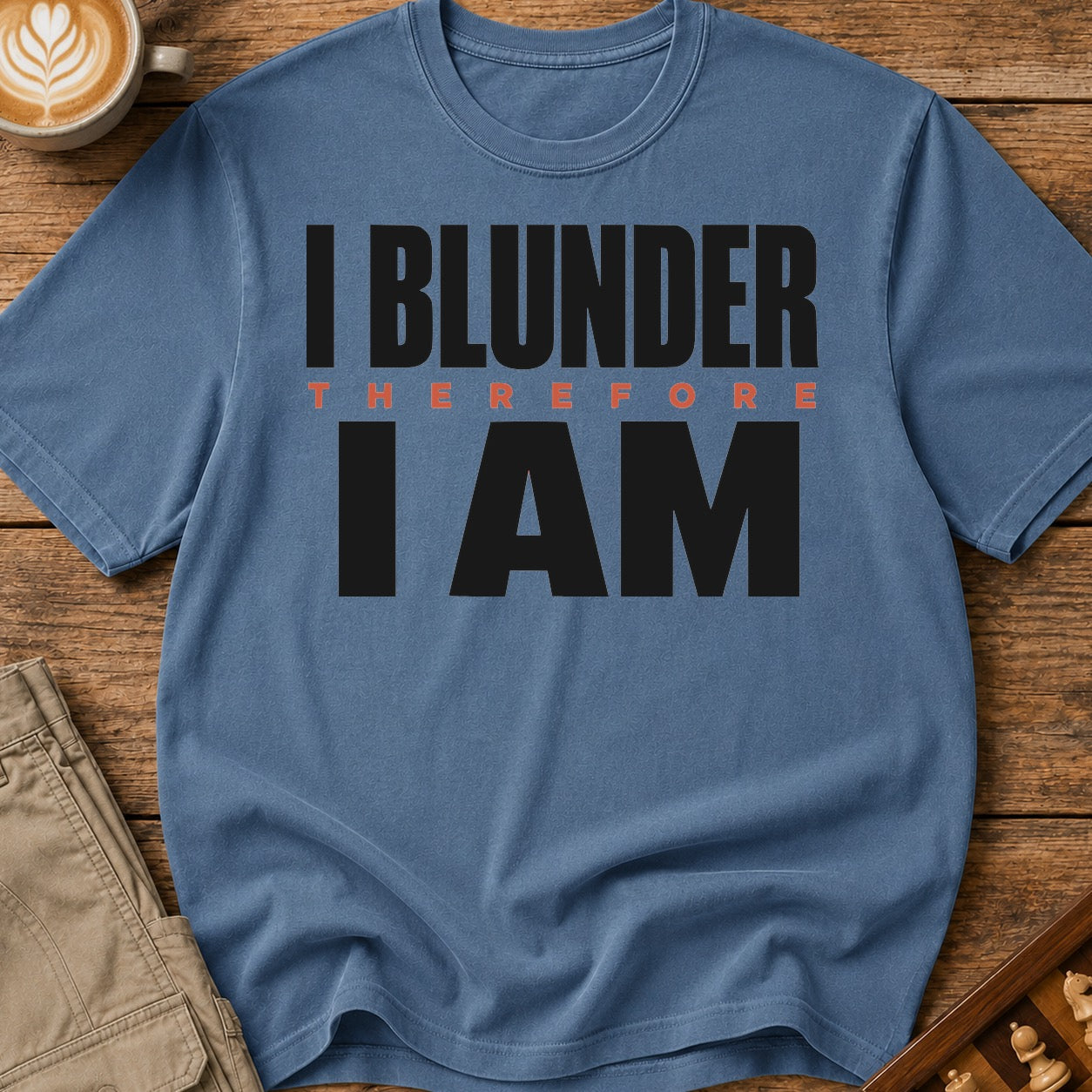 I Blunder Therefore I Am Bold T-Shirt