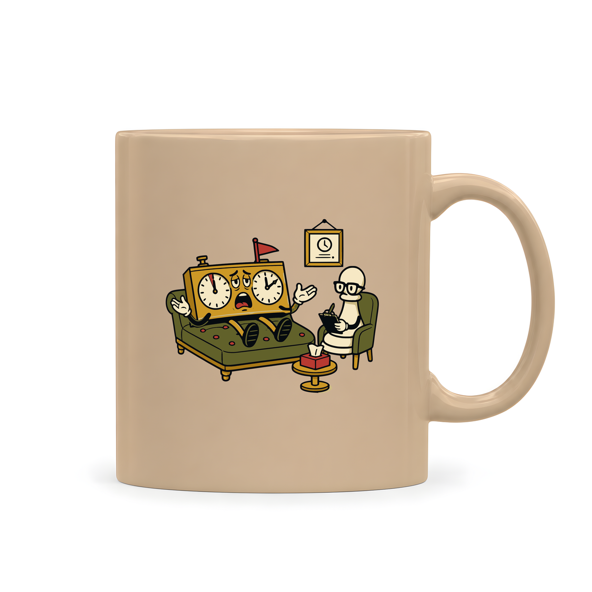 Time Trouble Therapy Mug