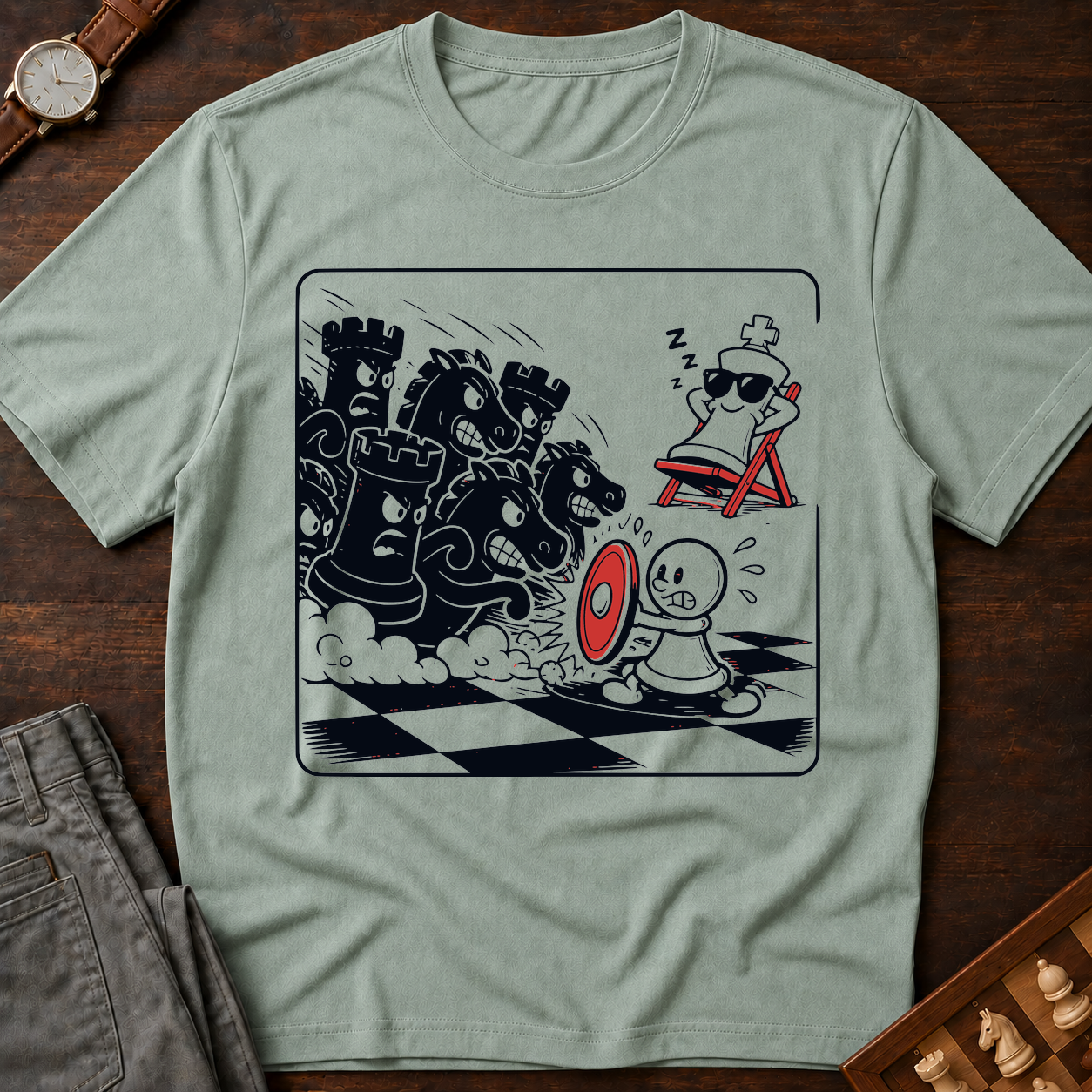 King Asleep As Pieces Flee T-Shirt