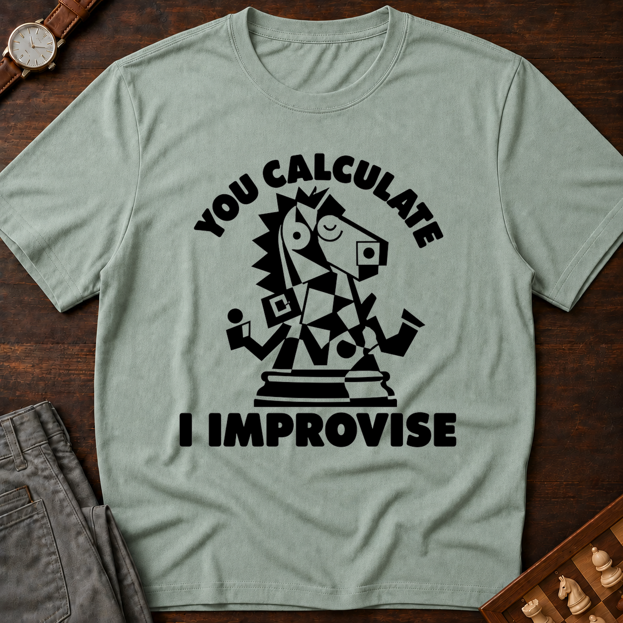You Calculate I Improvise T-Shirt