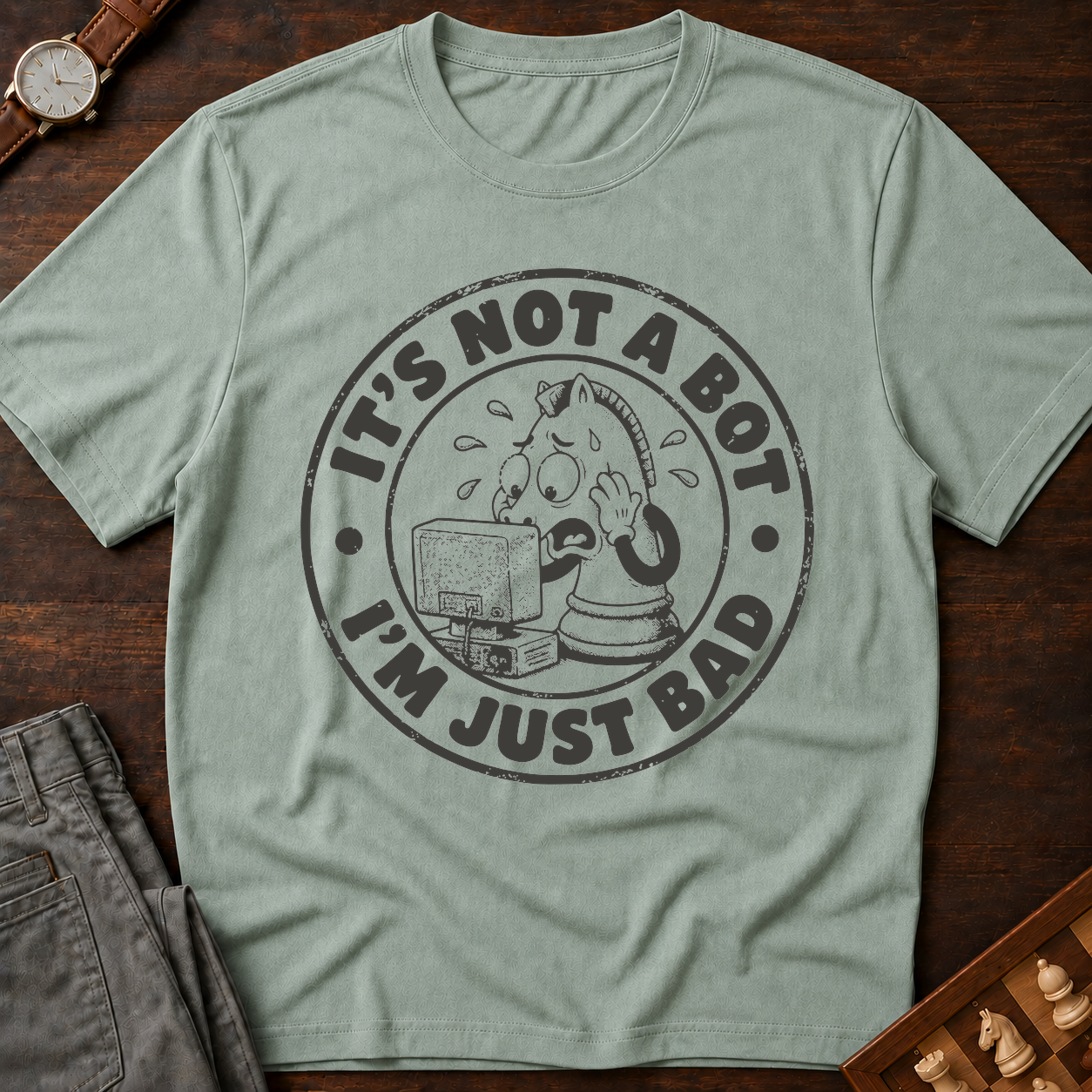 Not A Bot Just Bad T-Shirt