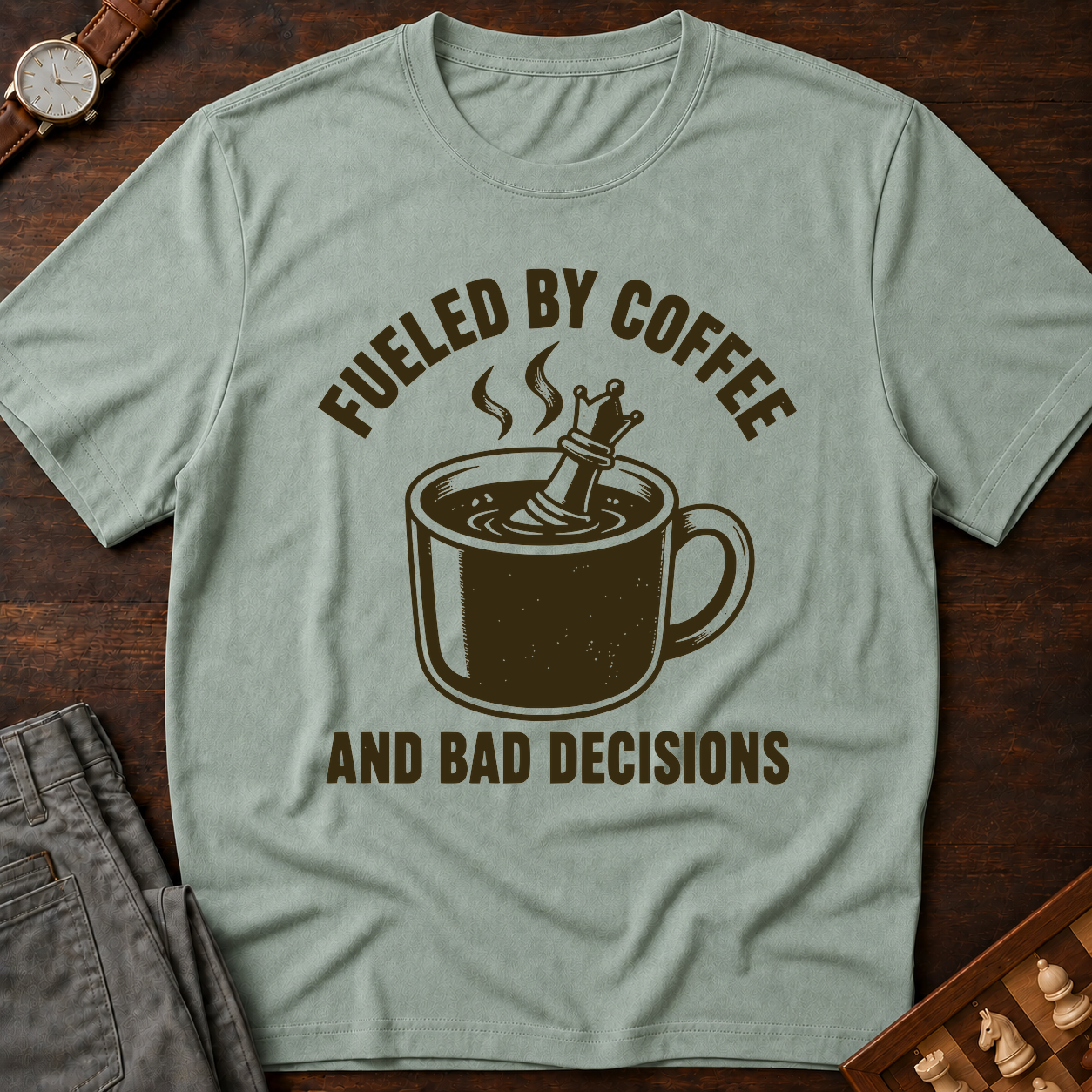 Fueled By Coffee And Bad Decisions T-Shirt