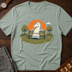 Knight On A Park Bench T-Shirt