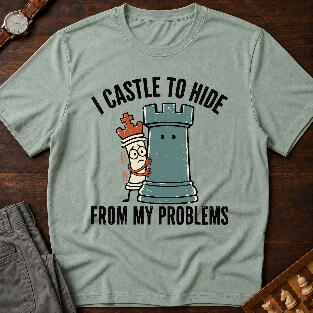 I Castle To Hide From Problems T-Shirt