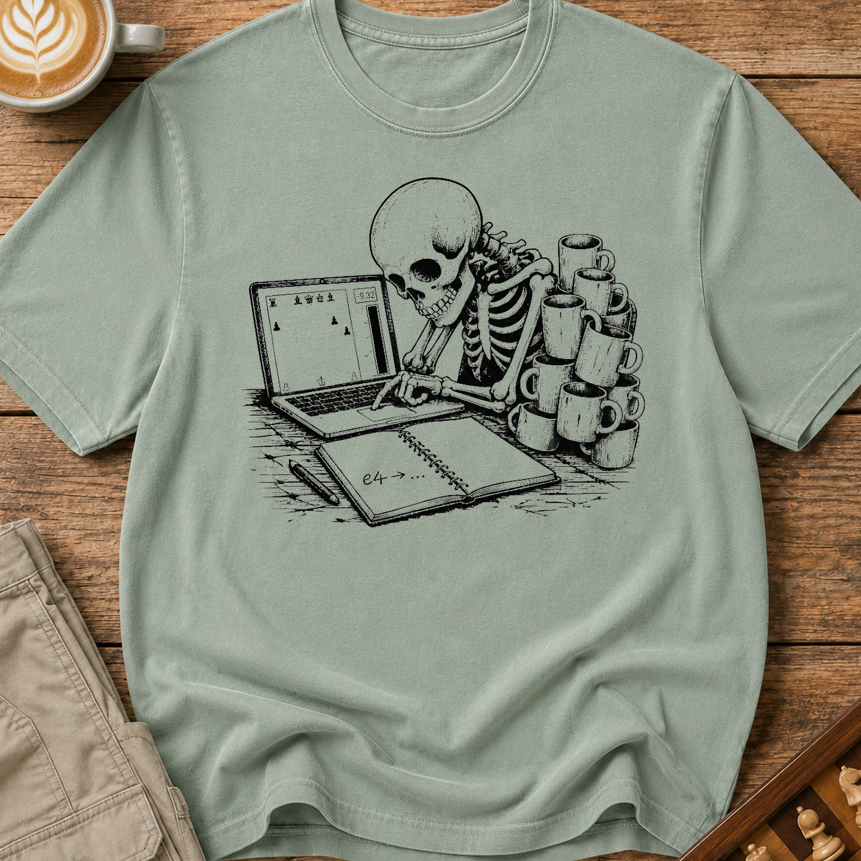 Caffeine And Checkmate T-Shirt