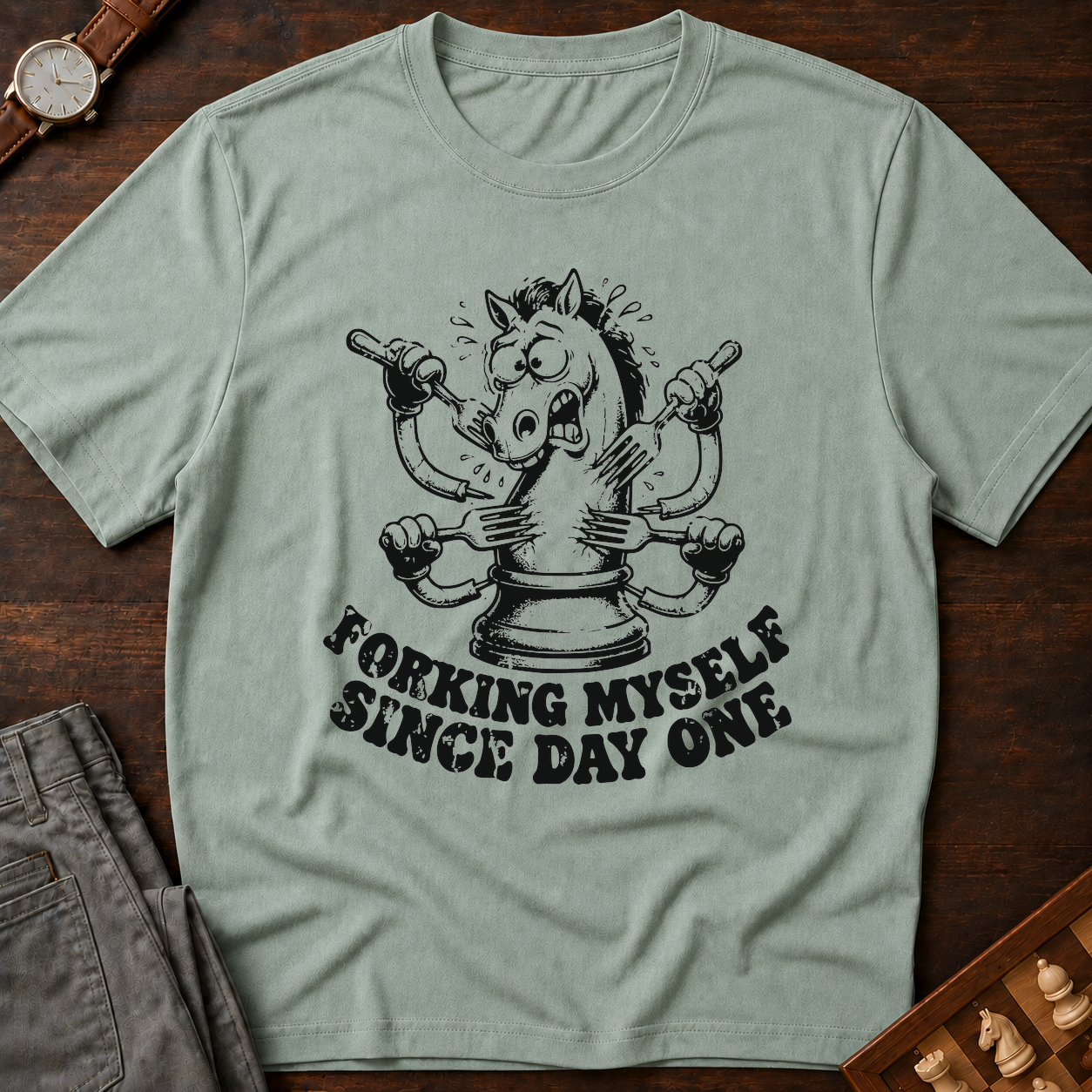 Forking Myself Since Day One T-Shirt