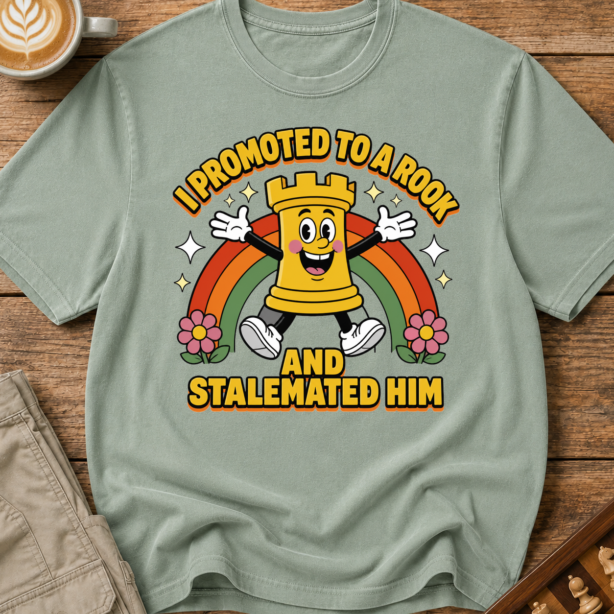 Promoted to a Rook and Stalemated Him T-Shirt