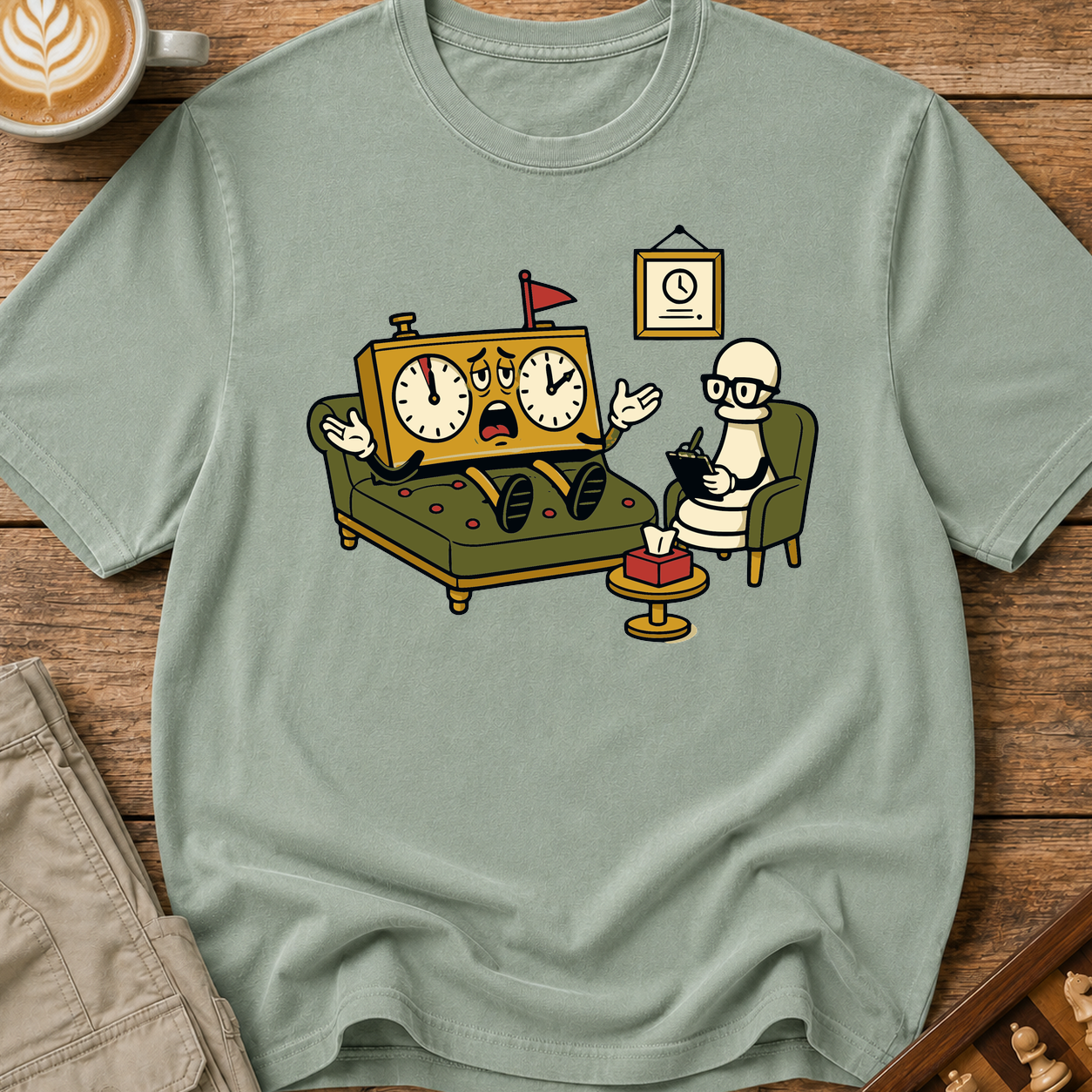 Time Trouble Therapy T-Shirt