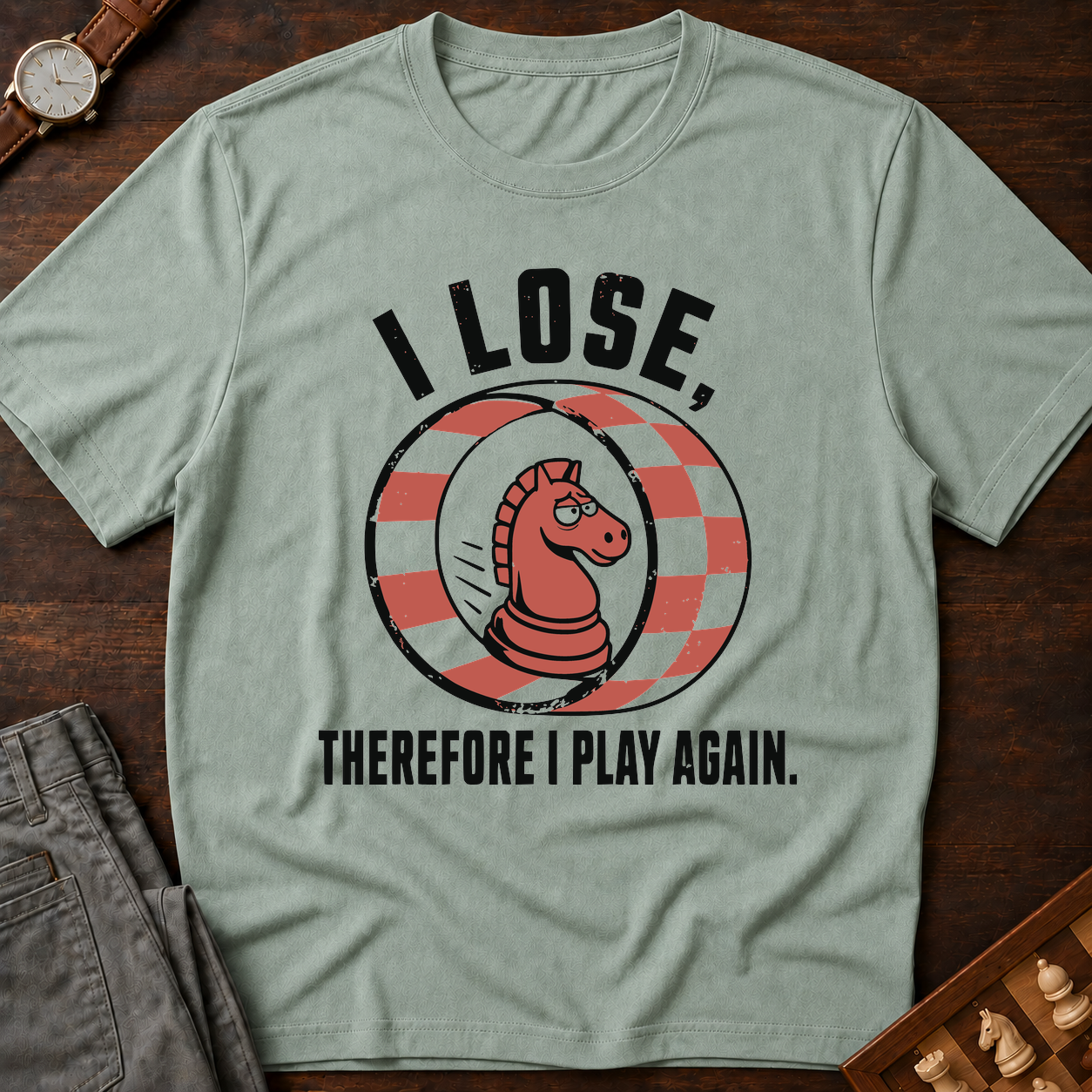 I Lose Therefore I Play Again T-Shirt