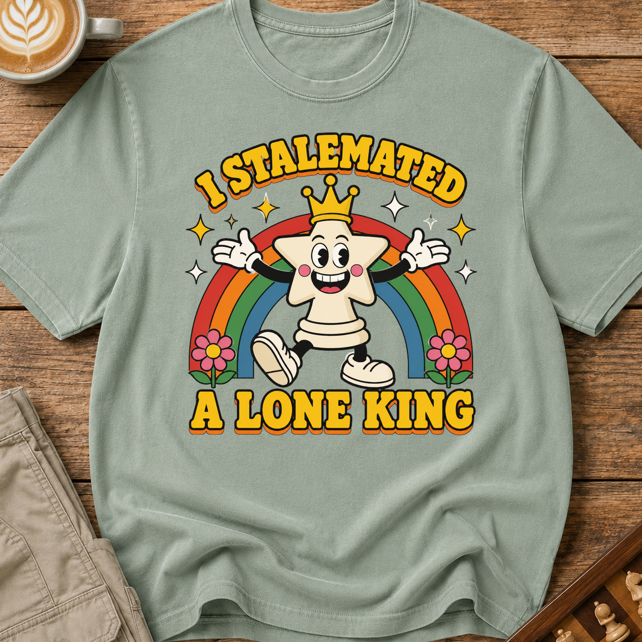 Stalemated a Lone King T-Shirt