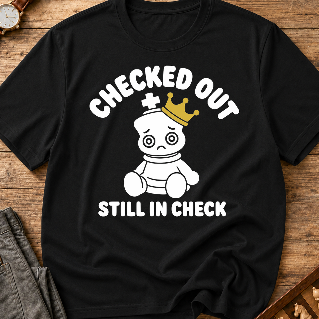 Checked Out Still In Check T-Shirt