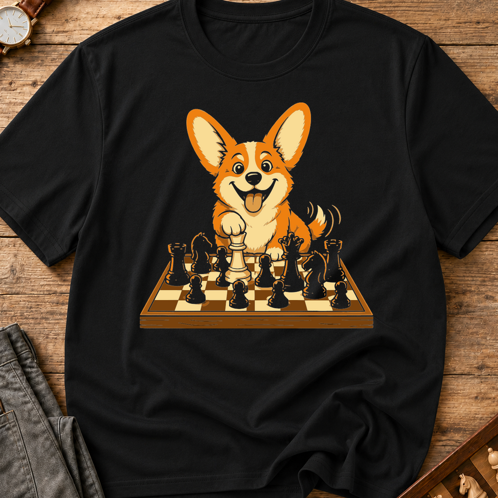 Caped Crusader Corgi T-Shirt