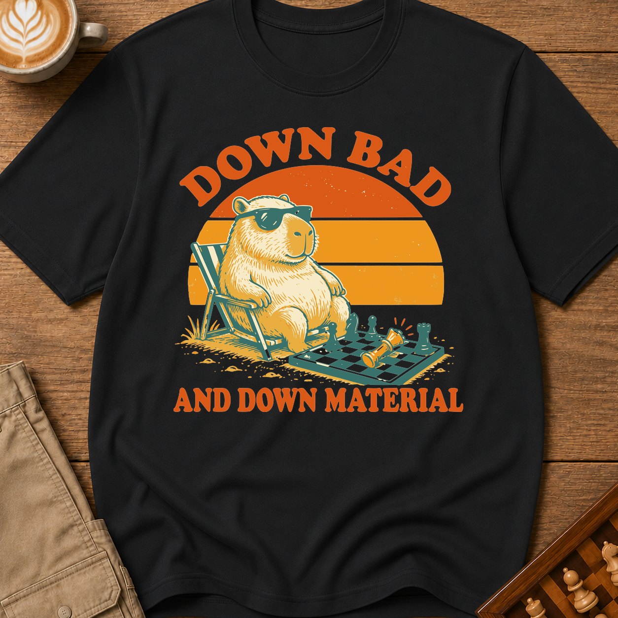 Down Bad And Down Material T-Shirt