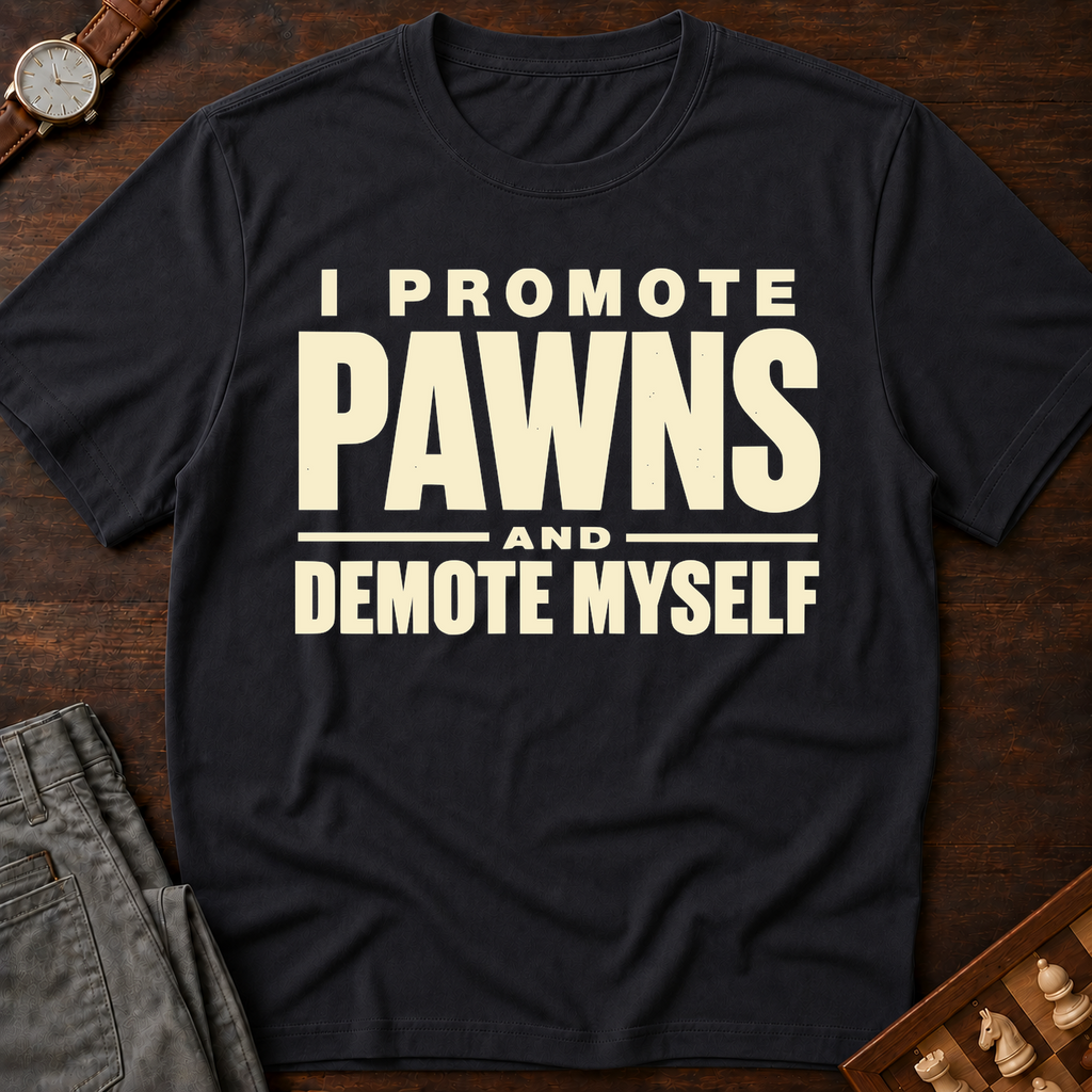 I Promote Pawns Demote Myself T-Shirt